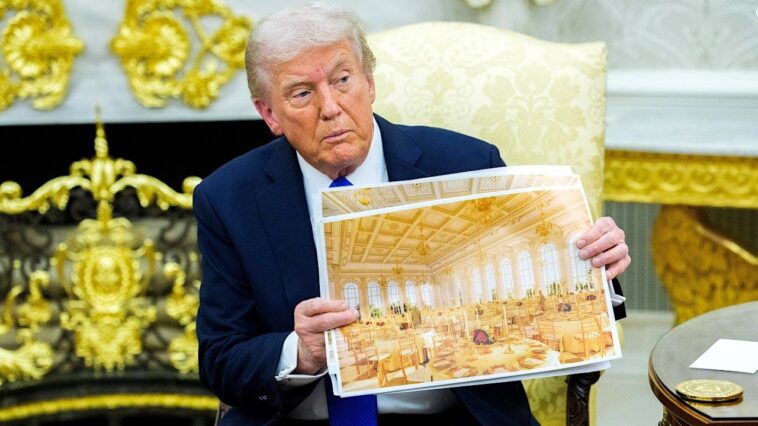 trump’s-white-house-ballroom-foes-face-‘very-tough-argument’-at-supreme-court,-legal-experts-say