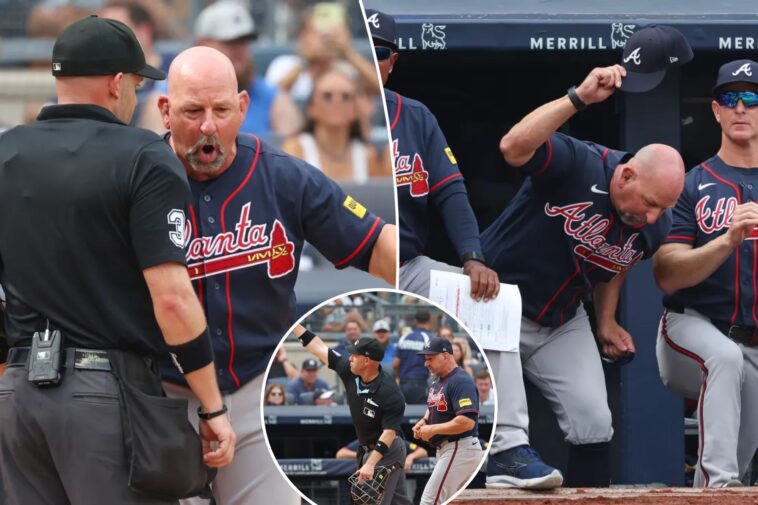 braves-manager-walt-weiss-gets-ejected-in-heated-scene-after-yankees-score-on-balk
