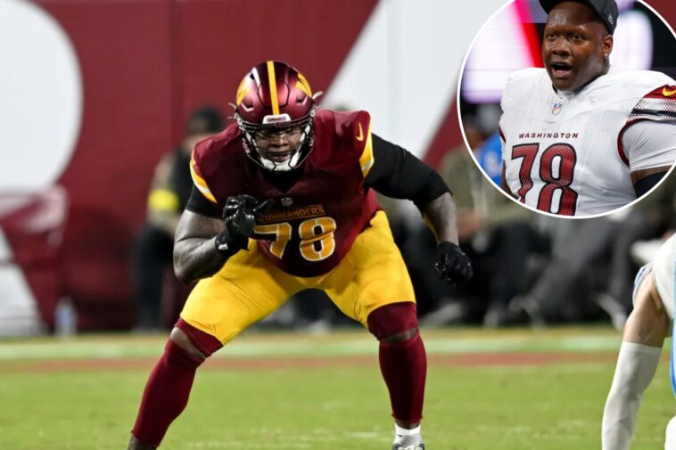 laremy-tunsil-suffers-torn-triceps-in-commanders-nightmare