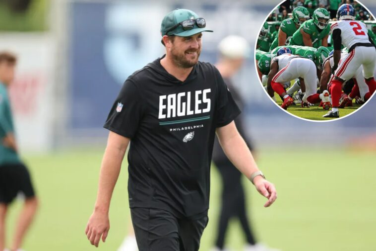 new-eagles-offensive-coordinator-sean-mannion-makes-his-tush-push-stance-clear