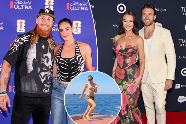 claire-kittle-shares-wild-kristin-juszczyk-bikini-boat-dance-without-injured-49ers-stars