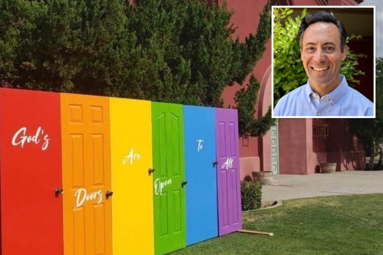 lgbt-rainbow-door-at-california-church-ripped-down-and-smashed-for-second-time-in-weeks