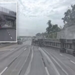 terrifying-footage-shows-huge-tractor-trailer-slam-into-new-york-overpass,-tip-over-on-busy-highway