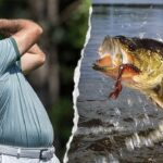 largemouth-bass-explodes-from-water-to-eat-charl-schwartzel’s-golf-ball-at-liv-golf-new-york