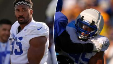myles-garrett’s-lingering-knee-swelling-creates-new-rams-concern