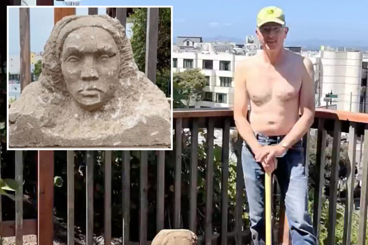 california-couple-unearths-massive-sculpture-while-digging-in-backyard-––-and-it-could-be-worth-a-fortune
