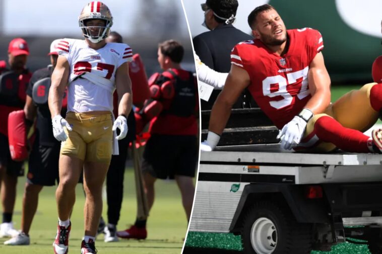 49ers-downplay-nick-bosa’s-latest-injury-setback