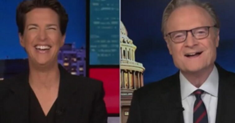 ghouls:-rachel-maddow-and-lawrence-o’donnell-of-msnow-yuk-it-up-over-threat-to-trump’s-life-overseas-(video)