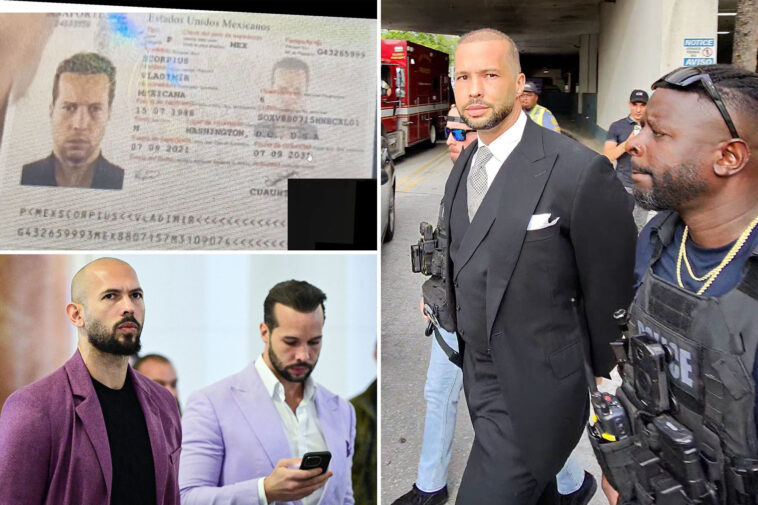 accused-rapists-andrew-and-tristan-tate-had-cache-of-passports-under-aliases-—-including-bond-villain