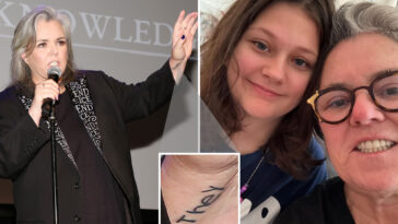 rosie-o’donnell’s-shows-off-woke-ink-to-remember-nonbinary-child’s-‘they’-pronoun-—-then-immediately-calls-teen-‘she’