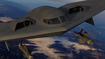 unknown-military-aircraft-caught-on-video-near-wichita,-kansas-base-sparks-b-21-raider-speculation