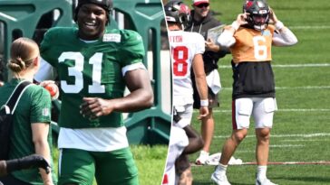 david-bailey-has-would-be-sack-of-baker-mayfield-as-jets-rookie-continues-outstanding-camp