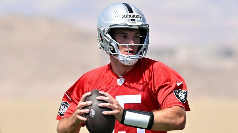 raiders’-no.-1-pick-fernando-mendoza-will-get-‘plenty-of-experience’-in-preseason-debut-thursday