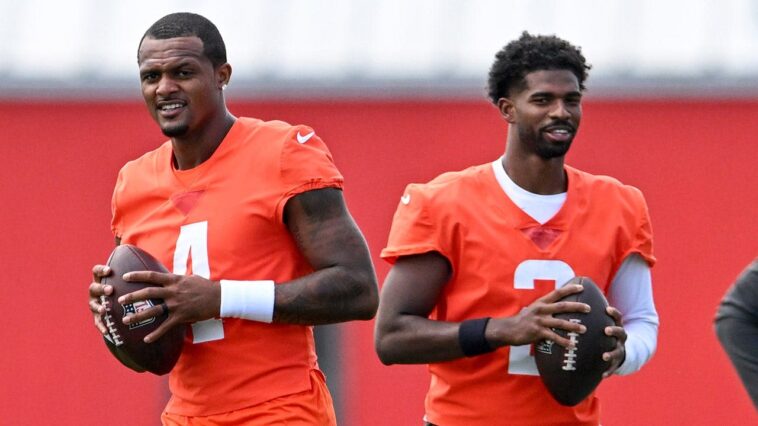 deshaun-watson,-shedeur-sanders-give-browns-a-preseason-quarterback-battle-worth-watching