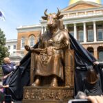 massachusetts-democrats-unveil-statue-of-molech-at-state-capitol