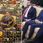 white-house-gifts-marco-rubio-framed-‘rubio-realizing’-meme-collage-for-his-55th-birthday-—-and-it’s-beautiful