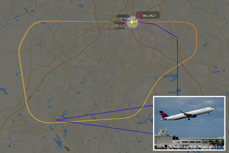delta-flight-forced-to-make-emergency-landing-in-atlanta-after-‘smoky-odor’-reported-on-plane