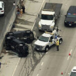 rush-hour-mayhem-on-major-california-freeway-as-two-cars-flip-causing-mass-delays