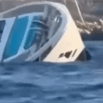 luxury-$9-million-yacht-caught-on-camera-sinking-off-coast,-days-after-delivery-to-owner