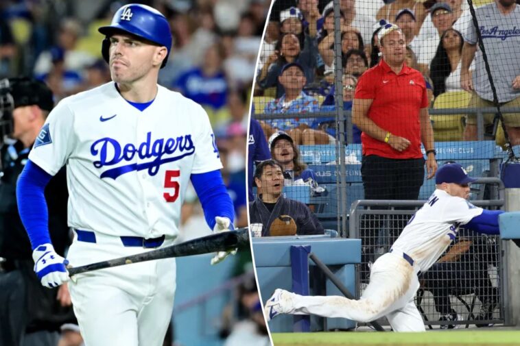freddie-freeman-back-in-dodgers-lineup-despite-scary-fall-down-dugout-stairs