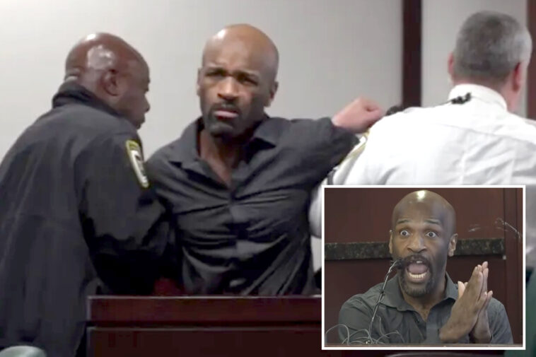 florida-felon-dragged-out-of-court-during-outburst-after-he’s-convicted-of-kidnapping,-raping-doordash-driver