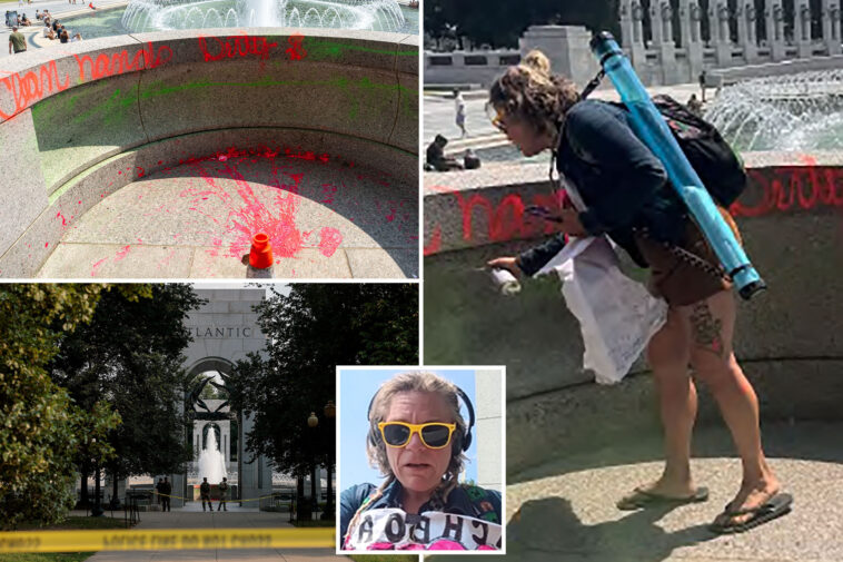 suspect-charged-with-vandalizing-dc-world-war-ii-memorial-with-bubble-soap,-red-graffiti