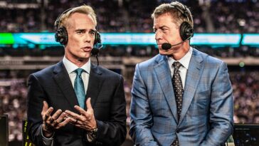 dolphins-consultant-troy-aikman-will-be-limited-in-mnf-role-like-raiders-minority-owner-tom-brady-is-on-fox