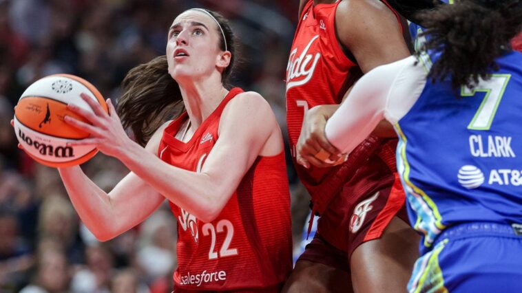 caitlin-clark-overcomes-injury-scare,-drops-29-points-on-dallas-wings-as-fever-take-top-spot-in-east