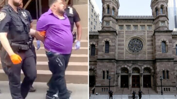 lunatic-punches-nyc-synagogue-congregant,-headbutts-and-spits-at-security-guard-in-antisemitic-attack:-nypd