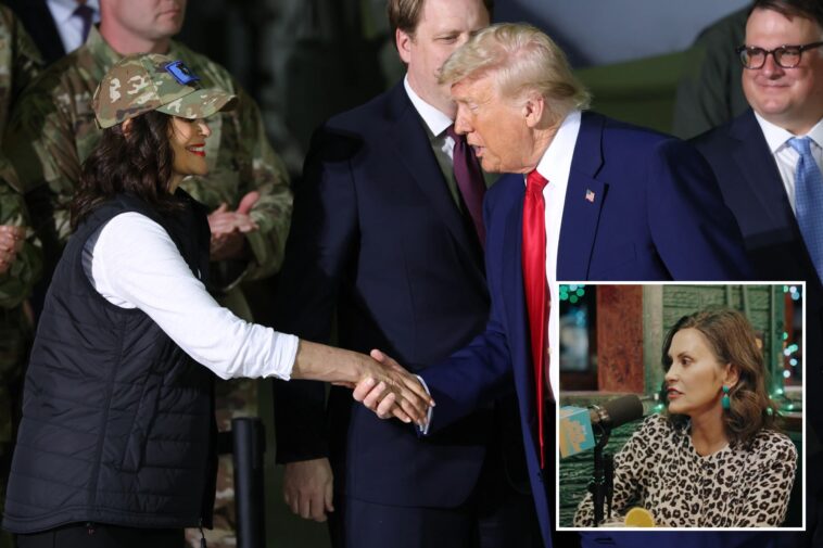 michigan-gov. gretchen-whitmer-credits-trump-for-delivering-project-that-biden-couldn’t-get-over-finish-line