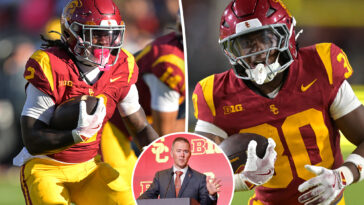 usc-football’s-1-2-rb-duo-reminds-lincoln-riley-of-oklahoma’s-joe-mixon,-samaje-perine
