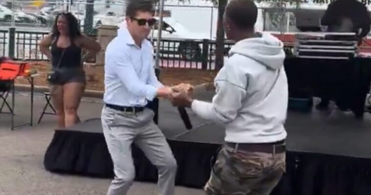 cringe:-far-left-minneapolis-mayor-jacob-frey-dances-to-rap-music-at-black-entrepreneur-state-fair-(video)