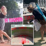 wwii-memorial-vandal-says-she’s-‘freedom-fighter’-being-chased-by-‘golf-carts-with-people-shooting’-in-bizarre-videos