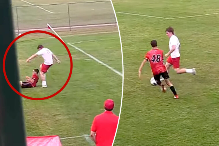 high-school-soccer-player-kicks,-punches-opponent-in-head-in-horrifying-scene:-‘ban-that-kid’