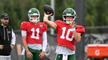 cade-klubnik-leads-long-touchdown-drive-in-two-minute-drill-to-end-jets-practice