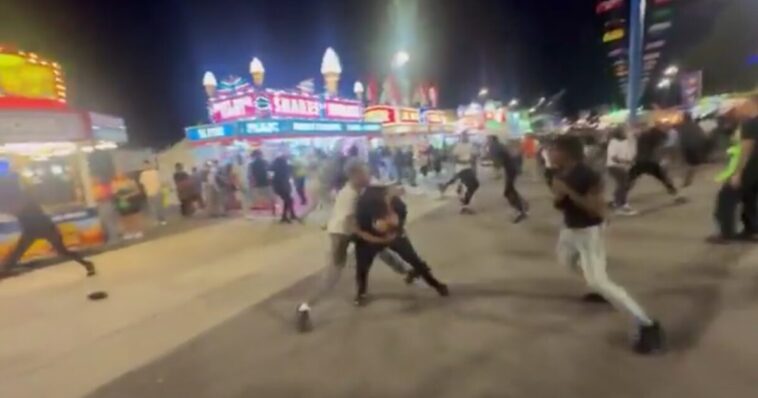shock-video:-seven-thugs-arrested-after-mob-of-“youths”-attack,-kick-and-punch-anyone-in-sight-at-wisconsin-state-fair-–-police-officer-punched-in-the-face