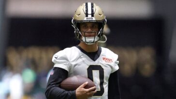 saints-first-round-pick-jordyn-tyson-could-miss-2-months-with-hamstring-injury-from-training-camp