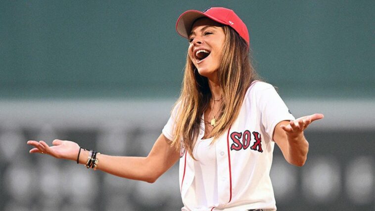 maria-menounos-nails-first-pitch-at-fenway,-shane-gillis-gets-busted-&-is-amanda-anisimova-drinking-beer?