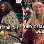 two-men-in-drag-attend-wnba-game-amid-trans-controversy,-leave-security-in-hysterics