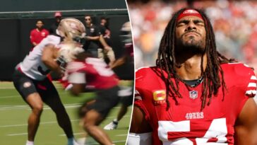 49ers’-fred-warner-sets-record-straight-after-breaking-teammate’s-ribs