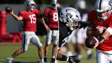fernando-mendoza-gets-extensive-first-team-reps-in-raiders’-joint-practice-with-texans