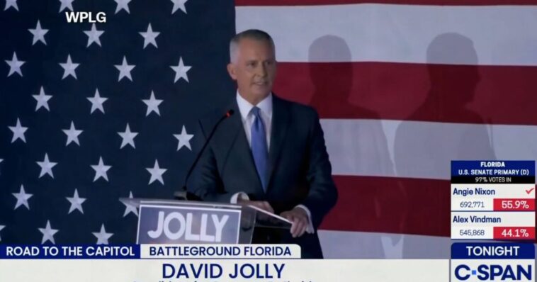 awful!-dem-gubernatorial-candidate-dave-jolly-says-fl-gop-leadership-is-taking-america-‘back-towards-slavery’-after-gop-elects-black-republican-byron-donalds-(video)
