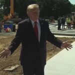 president-trump-surprises-reporters,-gives-them-personal-tour-of-white-house-renovations,-including-new-helipad-(video)