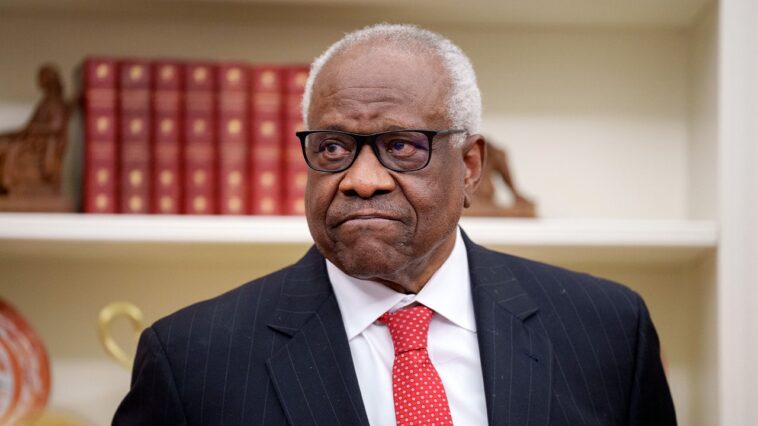 clarence-thomas-chokes-up-as-he-reveals-promise-he-made-after-grandparents’-sudden-deaths