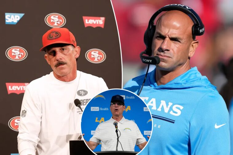 kyle-shanahan-roasts-robert-saleh-after-unusual-49ers-practice