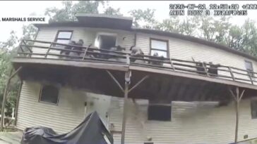 watch:-terrifying-moment-deck-collapses-beneath-us.-marshals-during-missouri-raid-on-convicted-sex-offender-—-nine-officers-plunge-to-ground