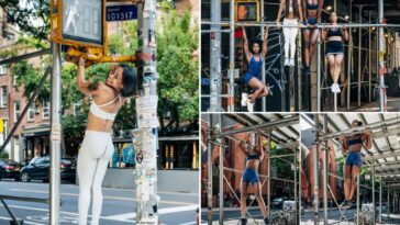 nyc-women-are-hanging-from-scaffolding,-streetlights-and-subway-rails-to-bust-a-stubborn-fitness-myth