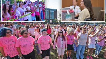 lindsay-clancy’s-pink-ladies-rally-outside-killer-mom’s-triple-murder-trial-—-insist-‘god-is-working-through-us’