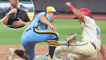 david-wright-embraces-ford-battle-of-the-badges-as-nypd,-fdny-play-ball-at-citi-field
