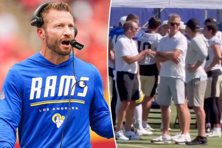 steve-kerr,-frank-vogel-make-surprise-rams-visit-for-mystery-meeting-with-sean-mcvay